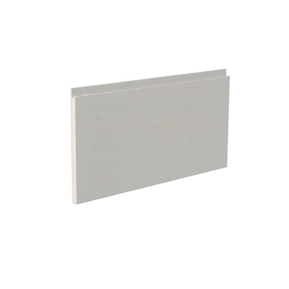 Handleless Kitchen Bridging Door (W)497mm - Gloss Grey