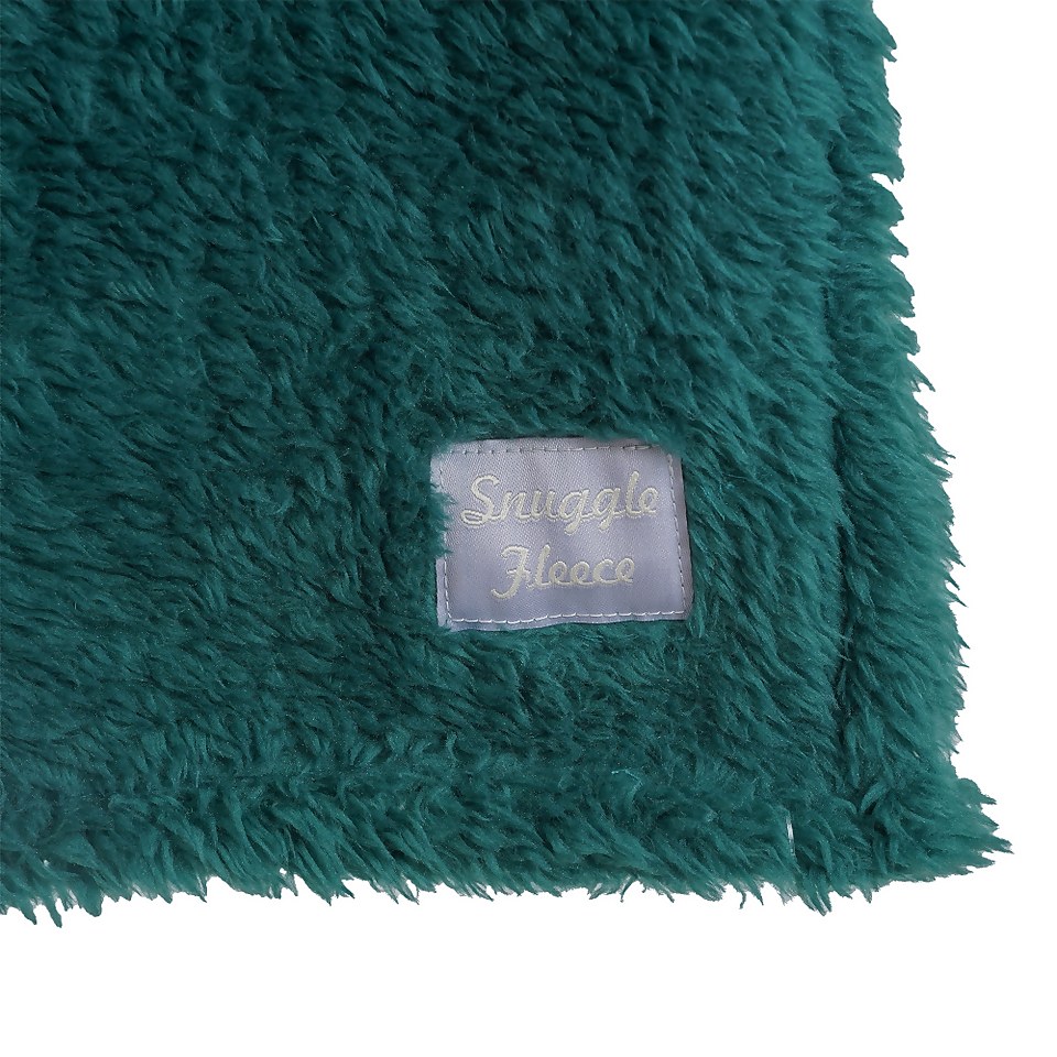 Snuggle Fleece Throw - 130x180cm - Emerald