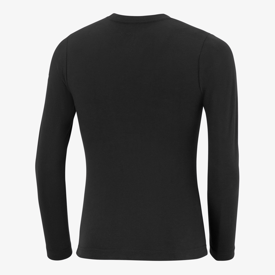 Boys Long Sleeve Swim Tee Black