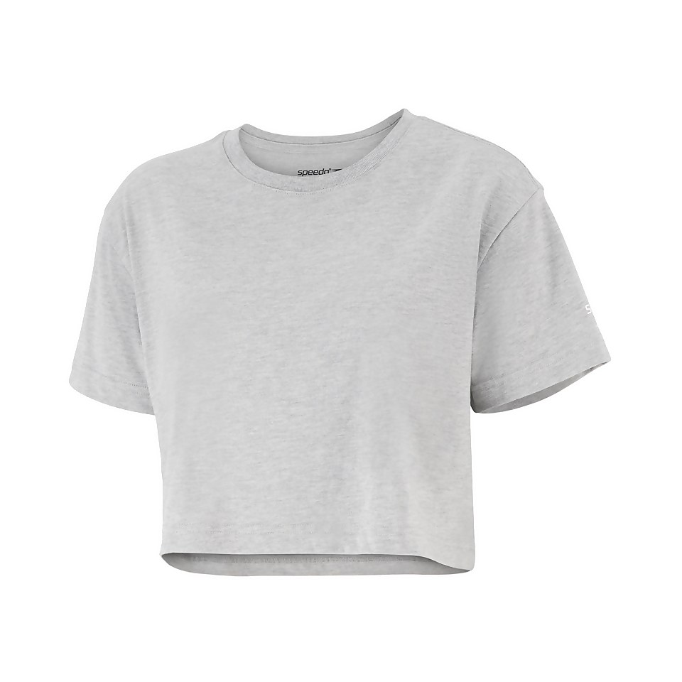 Women's Crop Tee Gray