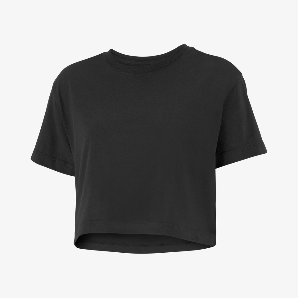 Women's Crop Tee Black