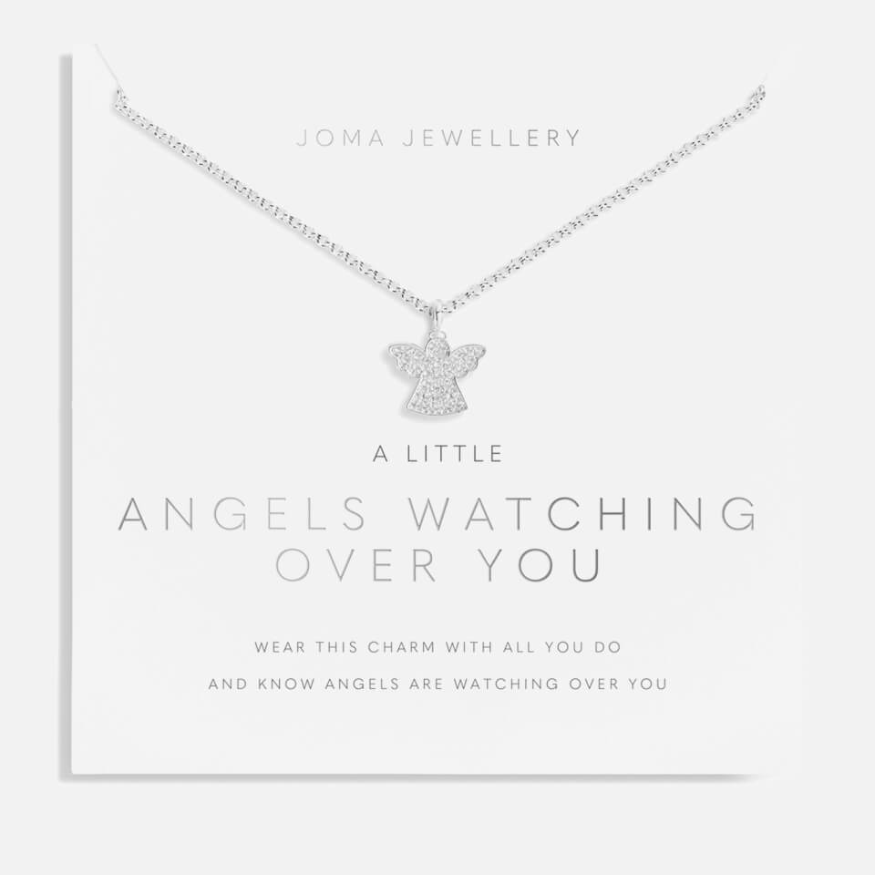 Joma Jewellery A Little Angels Watching Over You Silver-Tone Necklace