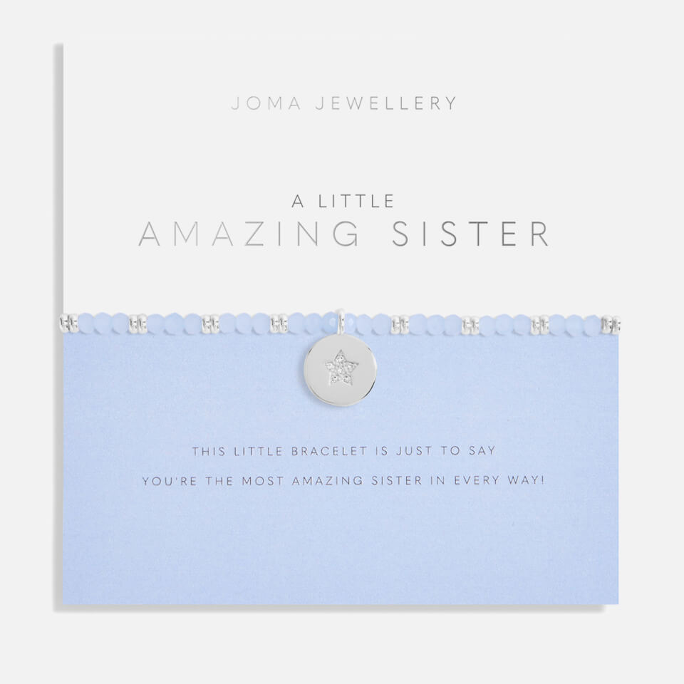 Joma Jewellery Live Life In Colour Amazing Sister Crystal Bracelet