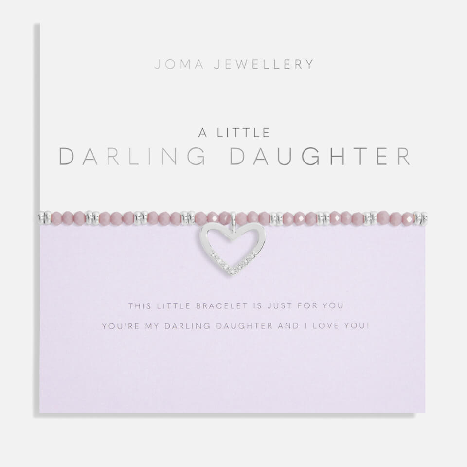 Joma Jewellery Live Life in Colour Darling Daughter Silver-Tone Bracelet