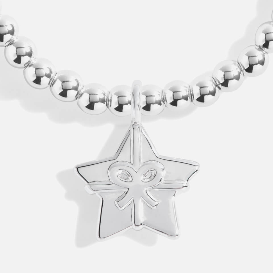 Joma Jewellery Merry Christmas Cracker Silver-Tone Bracelet