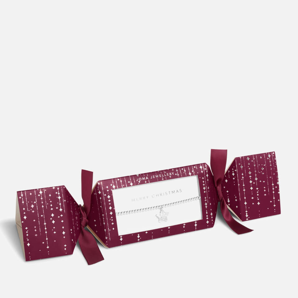 Joma Jewellery Merry Christmas Cracker Silver-Tone Bracelet