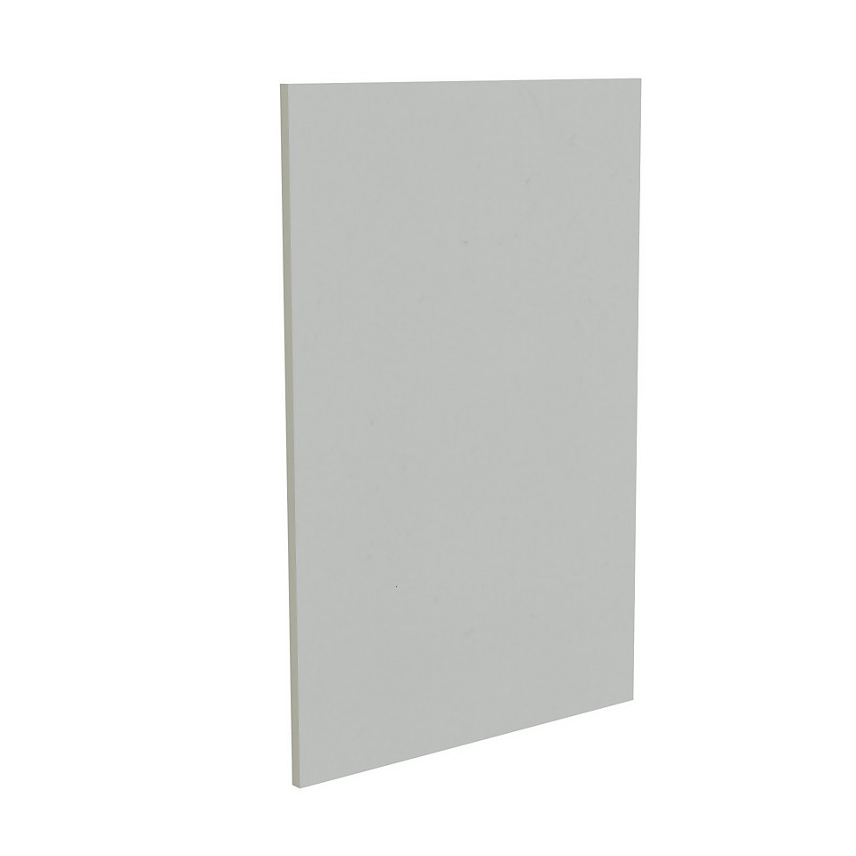 Handleless Kitchen Clad-On Base Panel (H)900 x (W)591mm - Matt Light Grey