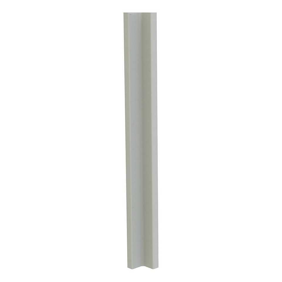 Handleless Kitchen Corner Post (L)720 x (W)65mm - Matt Light Grey