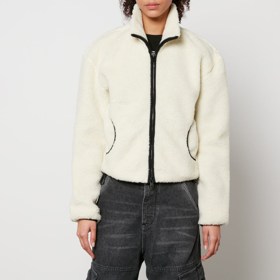 【美品】　DIESELアウター　G-TEDDY DIESEL ディーゼル ボアブルゾン Sサイズ オフホワイト