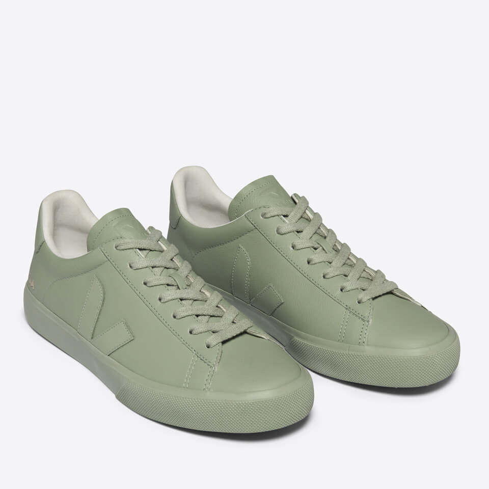 Veja Campo Logo Appliqu d Chrome Free Leather Trainers Allsole