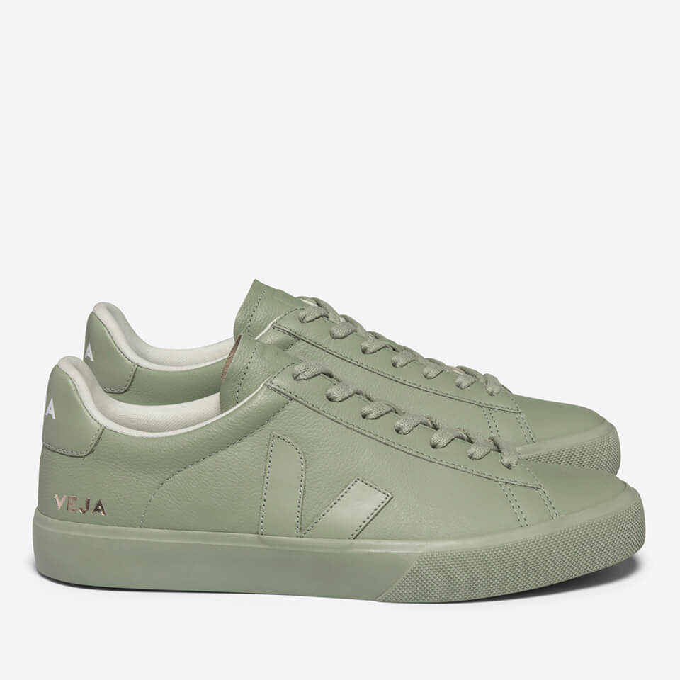 Veja Campo Logo-Appliquéd Chrome-Free Leather Trainers