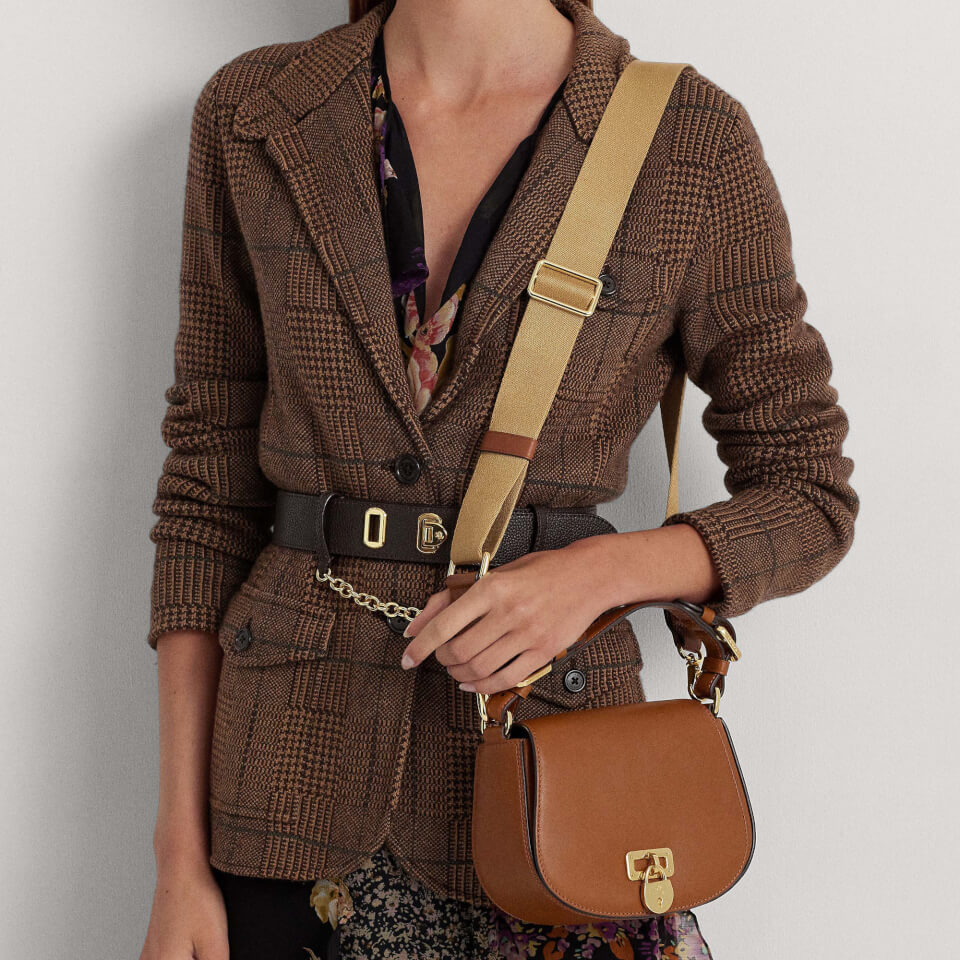 Lauren Ralph Lauren Tanner Medium Leather Crossbody Bag