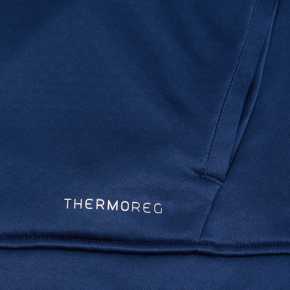 JUNIOR UNISEX 1/2 ZIP THERMOREG FLEECE BLUE