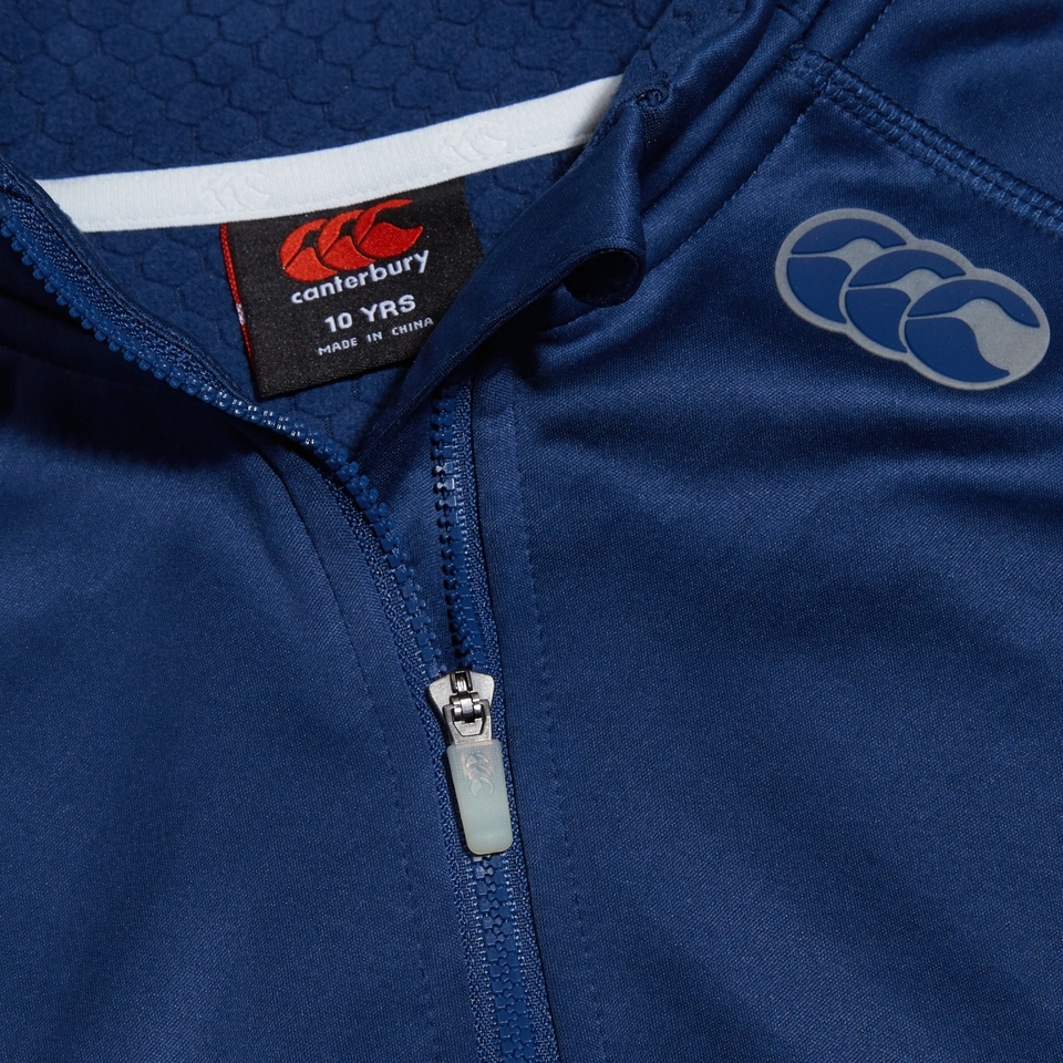 CANTERBURY 1/2 ZIP THERMOREG FLEECE K JU BLUE