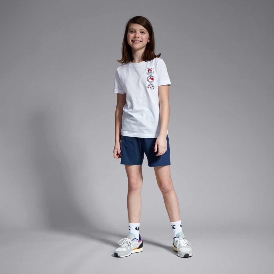 CANTERBURY COTTON SHORT K JU BLUE
