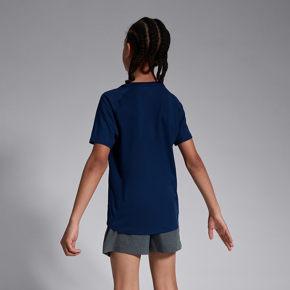JUNIOR UNISEX SUPERLIGHT SHORT SLEEVE TEE BLUE