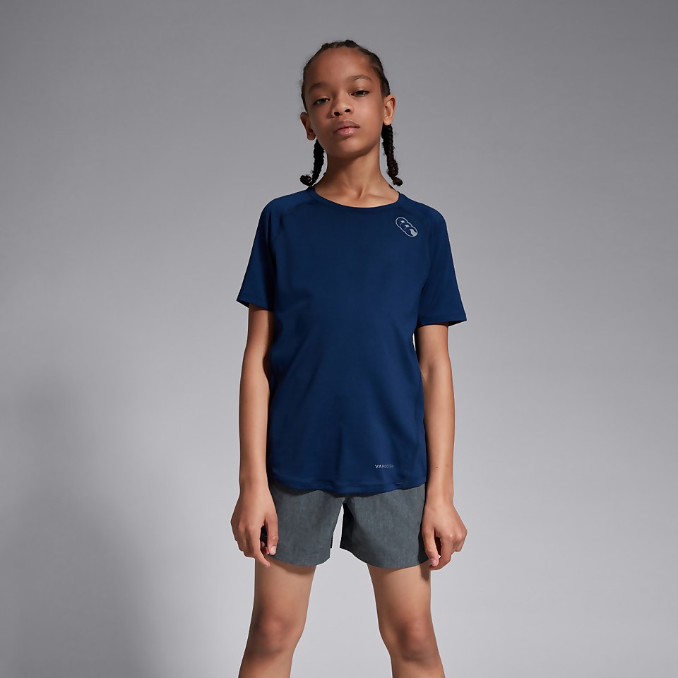 JUNIOR UNISEX SUPERLIGHT SHORT SLEEVE TEE BLUE