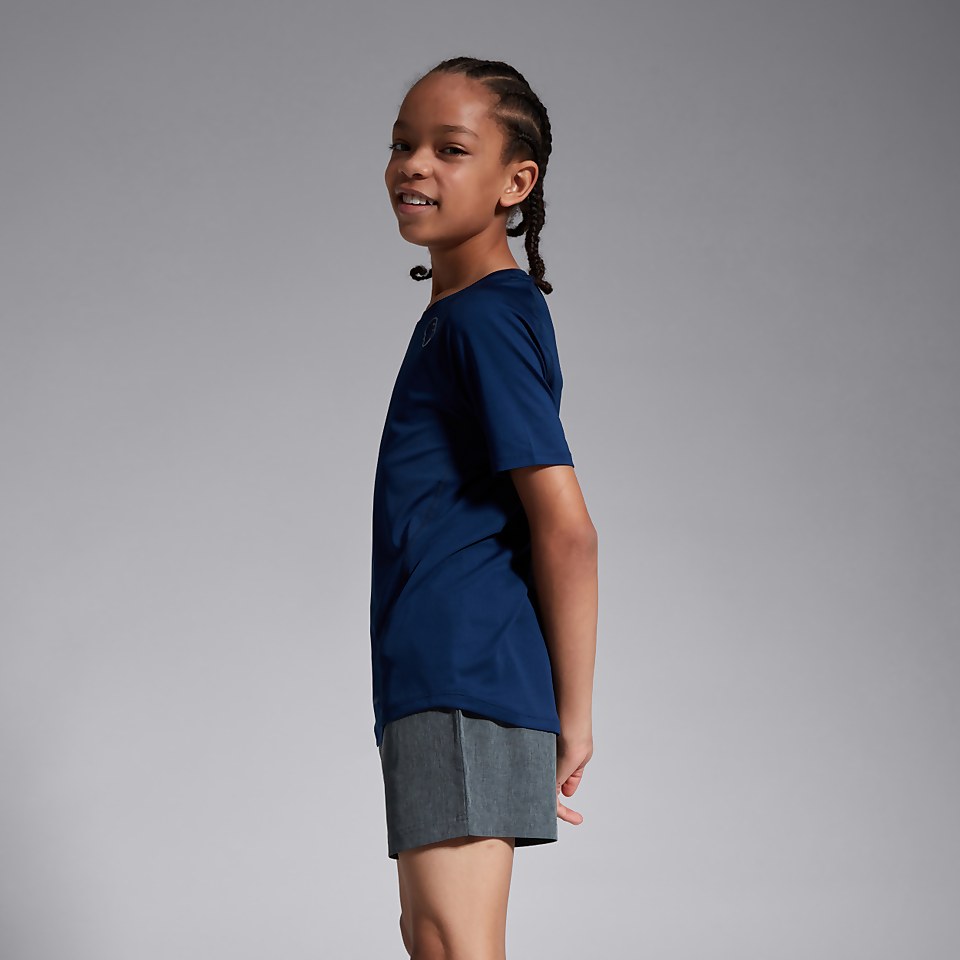 JUNIOR UNISEX SUPERLIGHT SHORT SLEEVE TEE BLUE