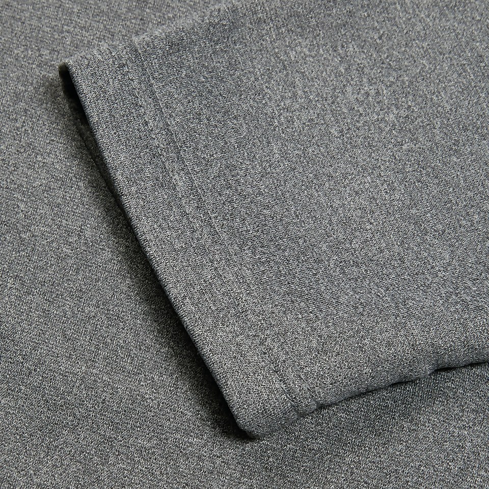MENS QUARTER ZIP FLEECE GREY
