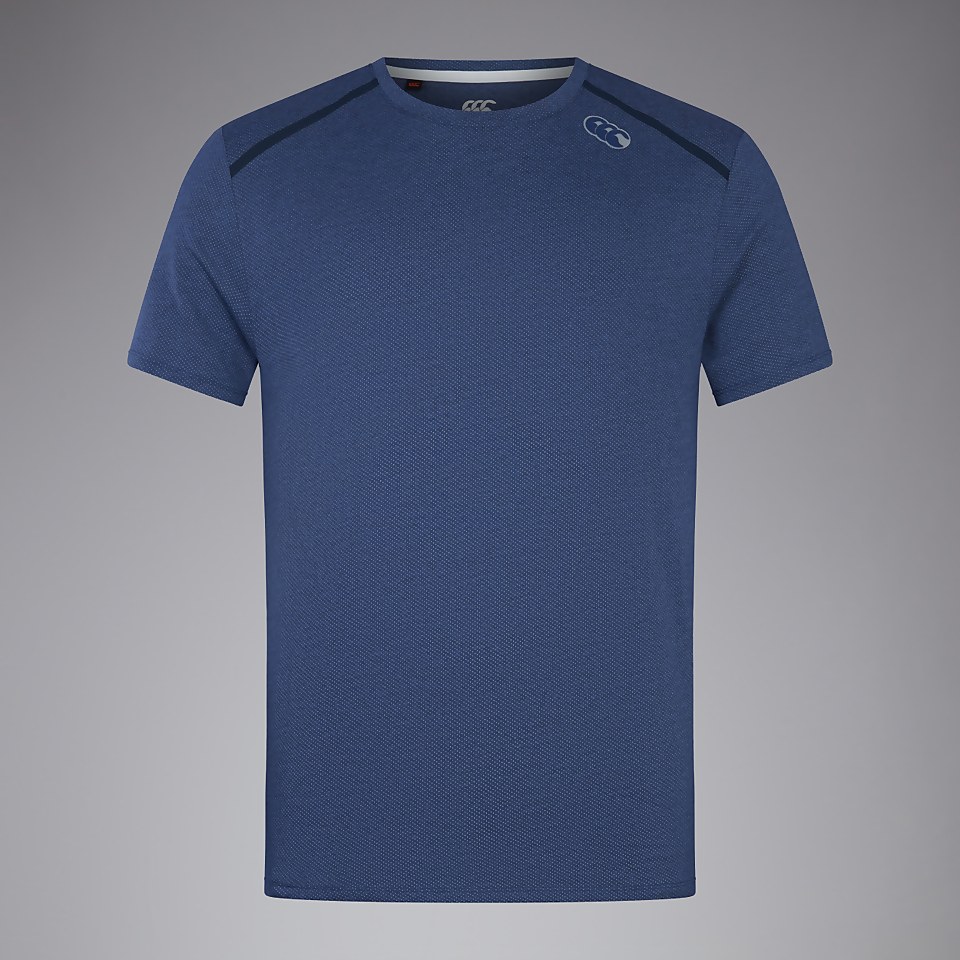 MENS SHORT SLEEVE TRAINING TEE BLUE