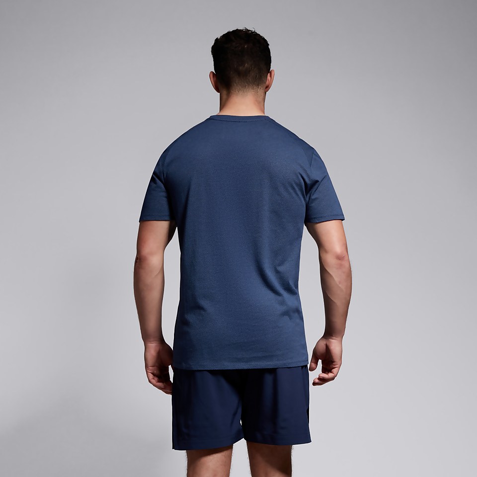 MENS SHORT SLEEVE TRAINING TEE BLUE