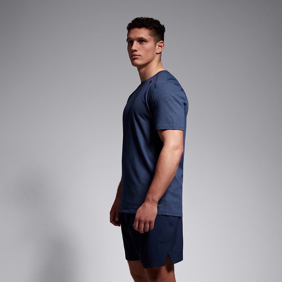 MENS SHORT SLEEVE TRAINING TEE BLUE