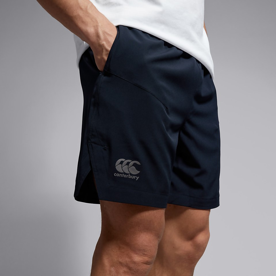 MENS 7 INCH WOVEN SHORT BLACK