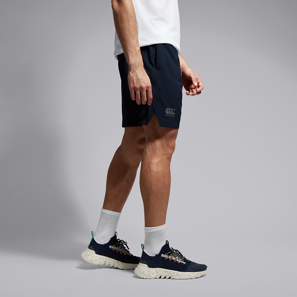 MENS 7 INCH WOVEN SHORT BLACK