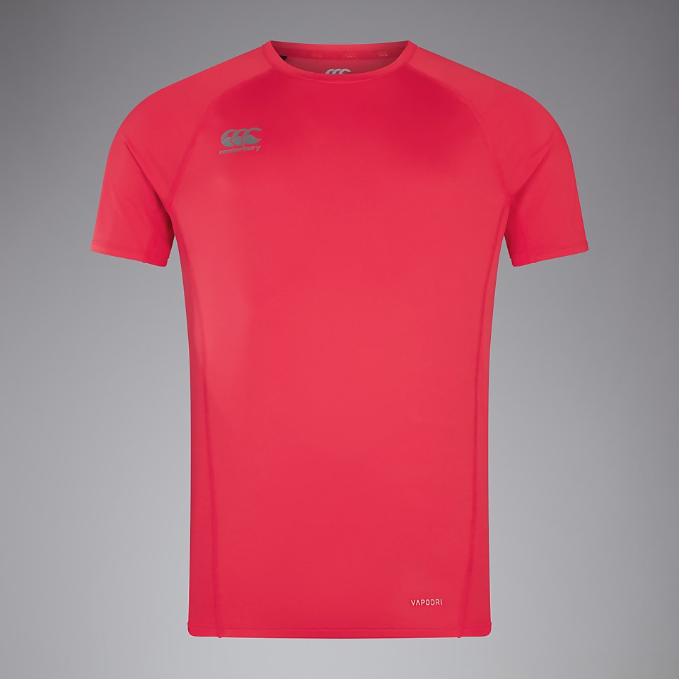 MENS SMALL LOGO SUPERLIGHT TEE RED