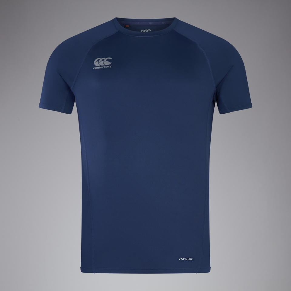 CANTERBURY SMALL LOGO SUPERLIGHT TEE AM NAVY
