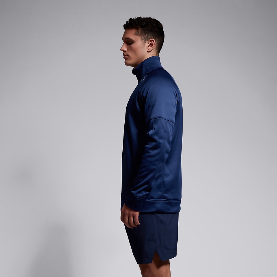 MENS 1/2 ZIP THERMOREG FLEECE BLUE
