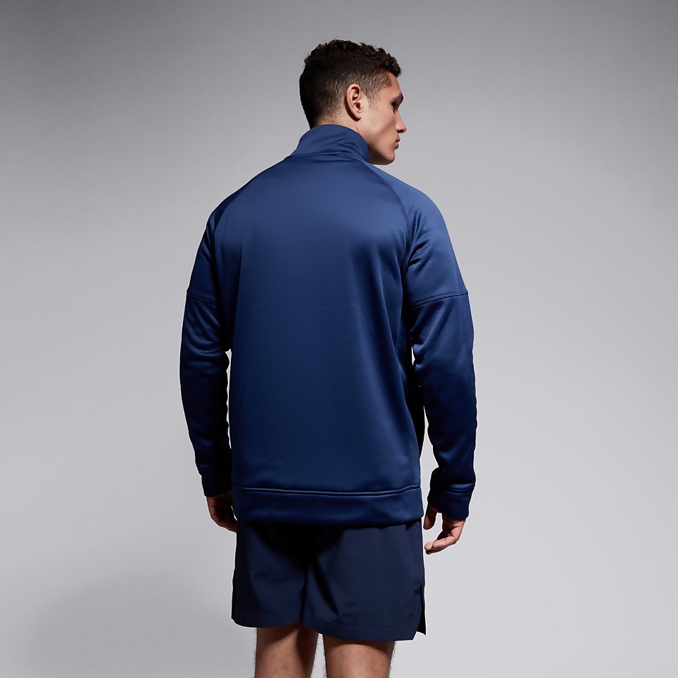 MENS 1/2 ZIP THERMOREG FLEECE BLUE