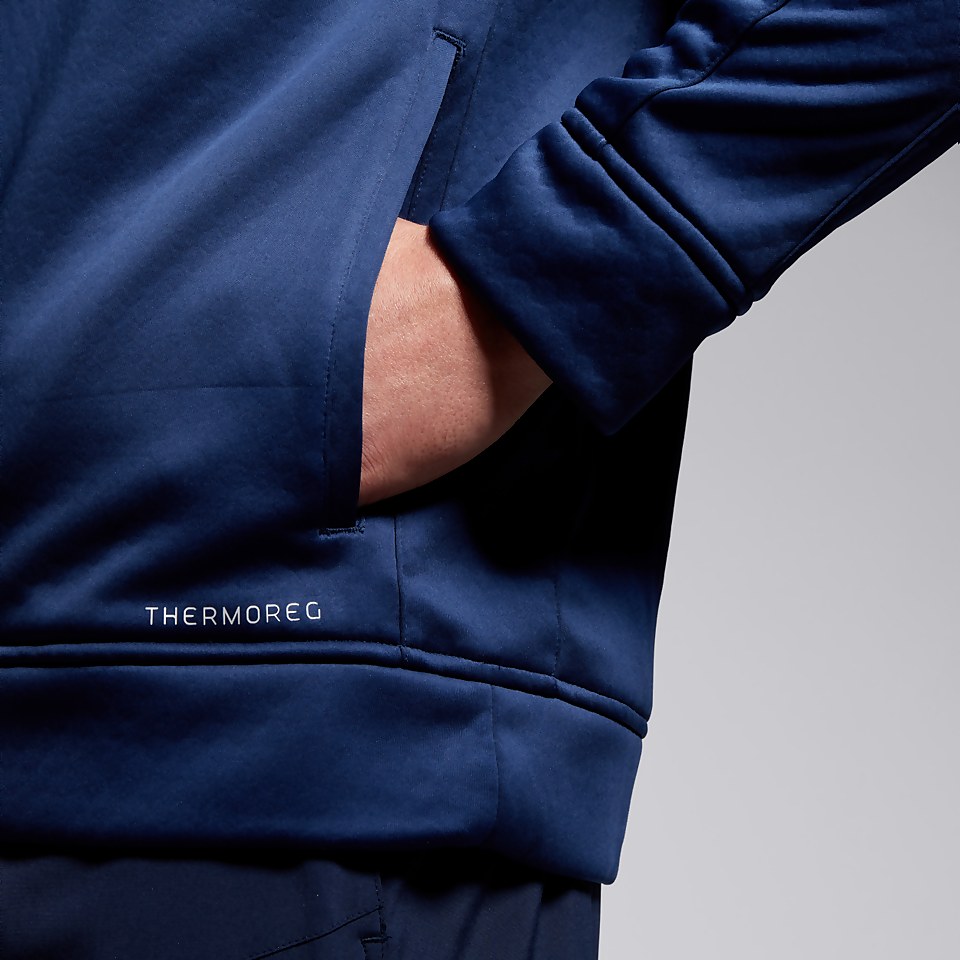 MENS 1/2 ZIP THERMOREG FLEECE BLUE