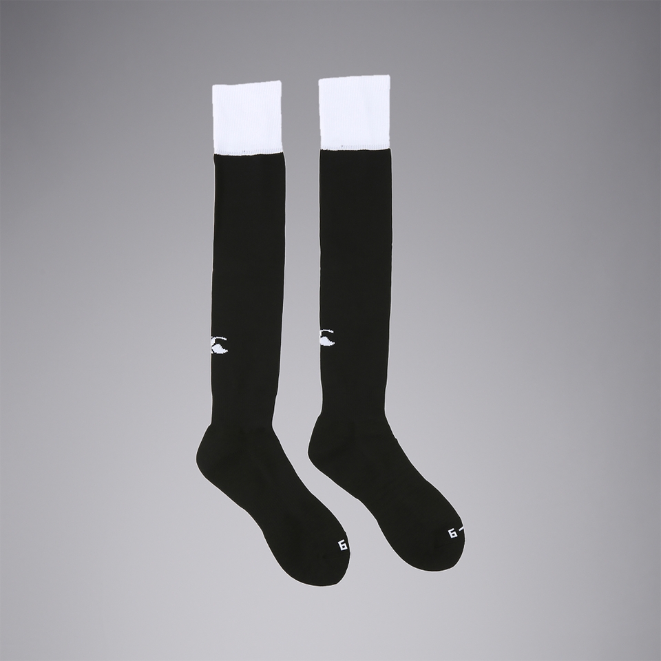 CANTERBURY CLUB CAP SOCK BLACK/WHITE