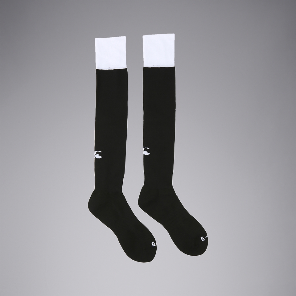 UNISEX CLUB CAP SOCK BLACK/WHITE