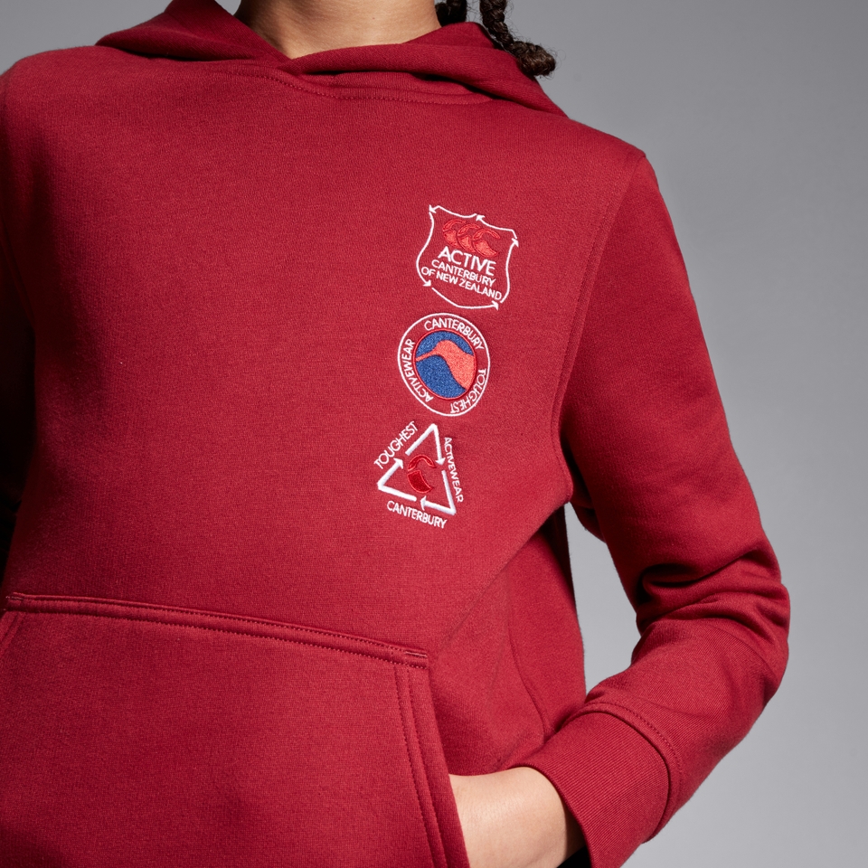 CANTERBURY OH HOODY K JU RED