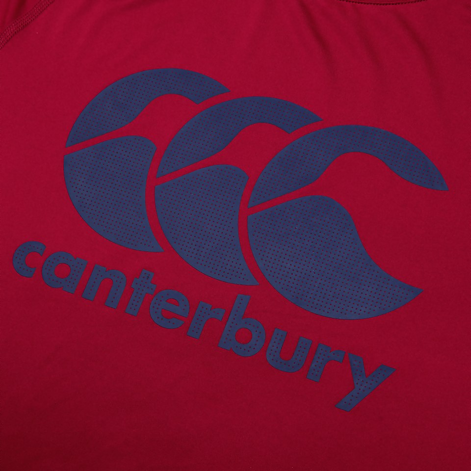 MENS LARGE LOGO SUPERLIGHT TEE RED