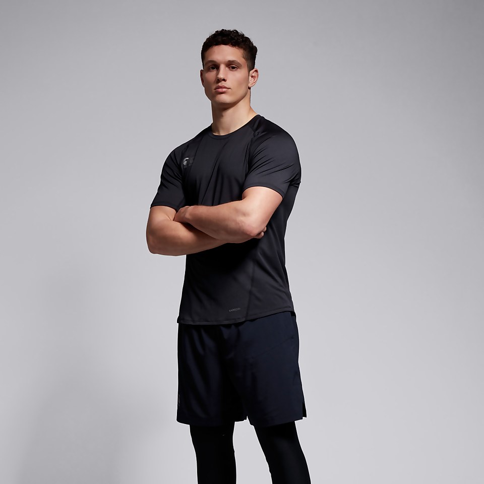 MENS SMALL LOGO SUPERLIGHT TEE BLACK