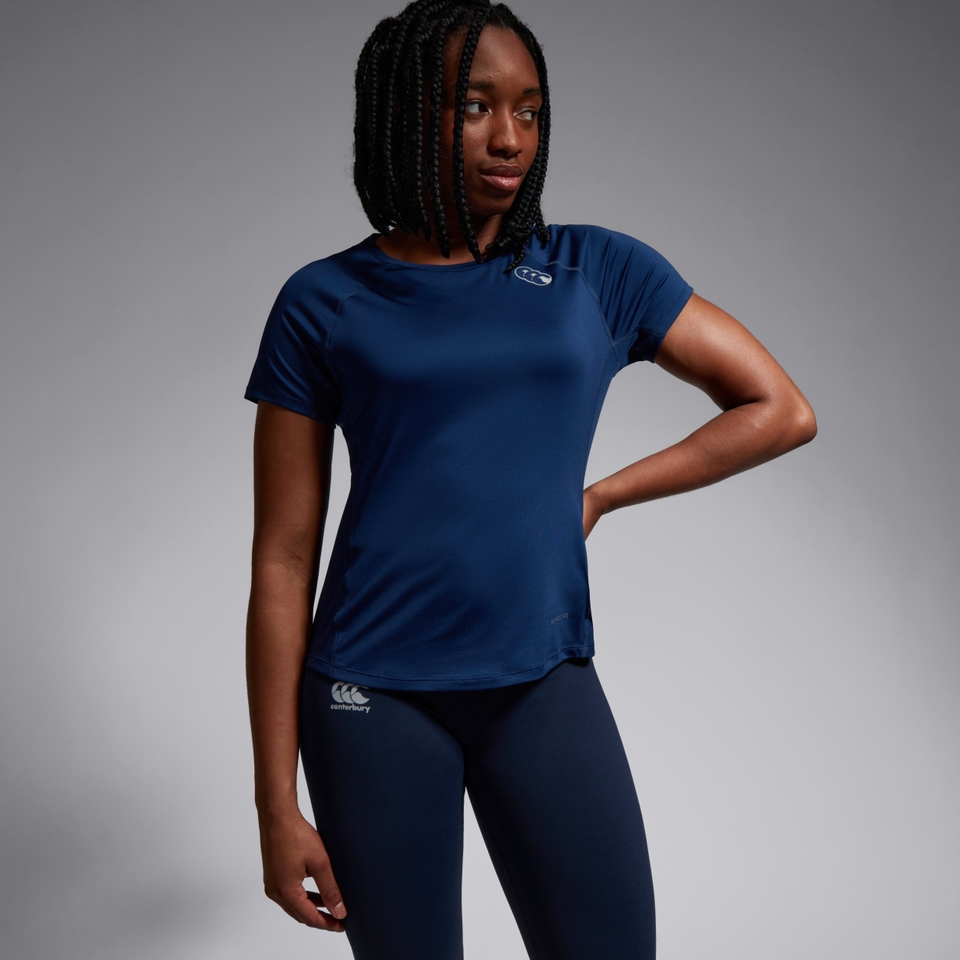 CANTERBURY SUPERLIGHT SS TEE W AF BLUE