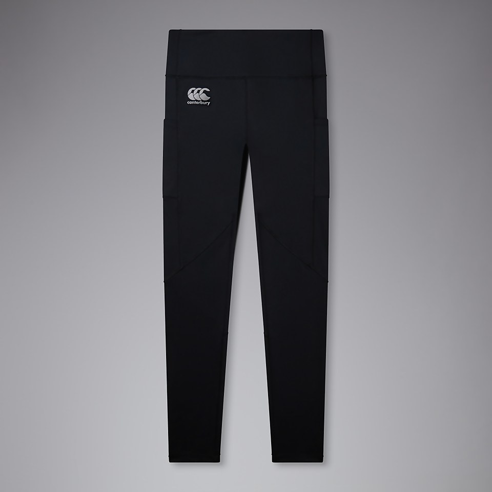 WOMENS VAPODRI LEGGINGS WITH POCKETS BLACK