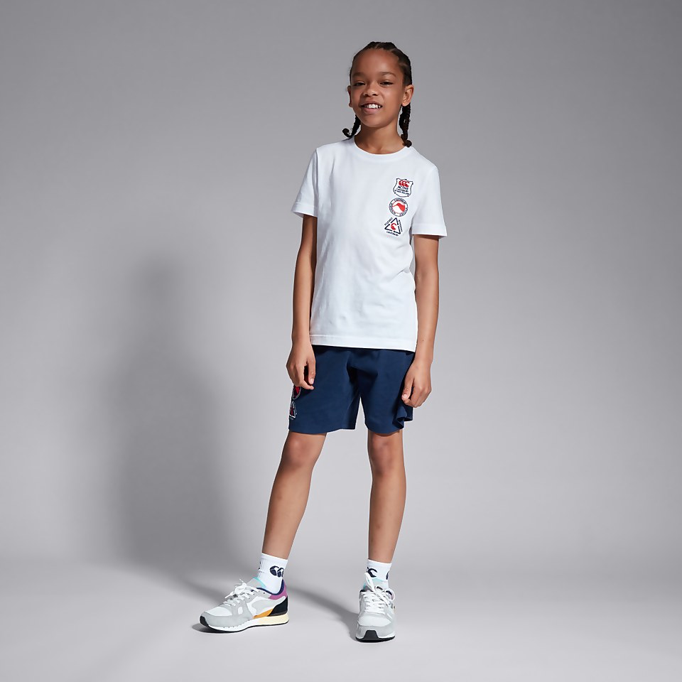 JUNIOR UNISEX SEASONAL COTTON TEE WHITE