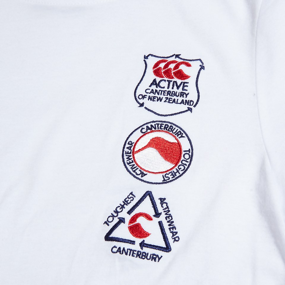 JUNIOR UNISEX SEASONAL COTTON TEE WHITE