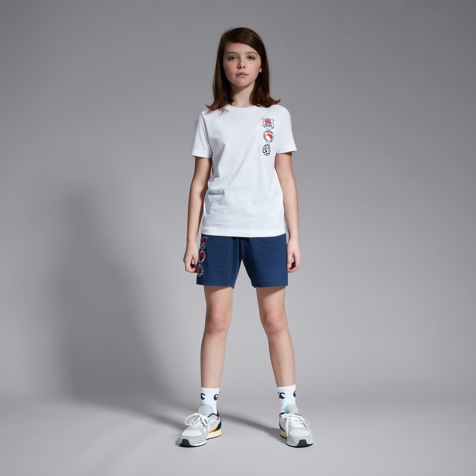 JUNIOR UNISEX SEASONAL COTTON TEE WHITE