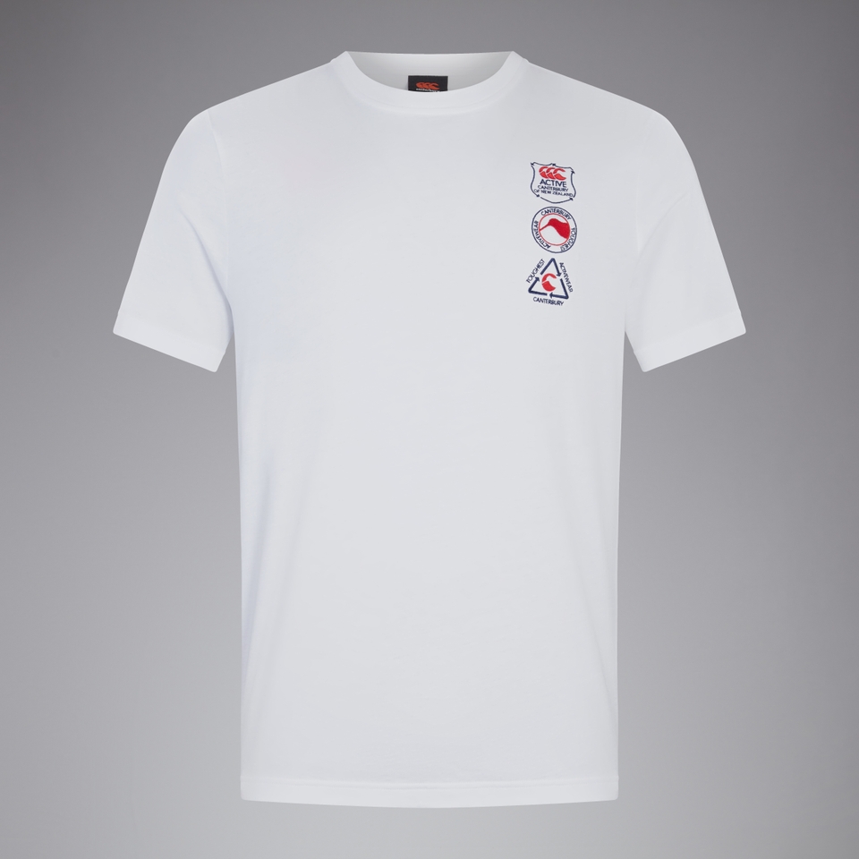 CANTERBURY COTTON SS TEE AM WHITE