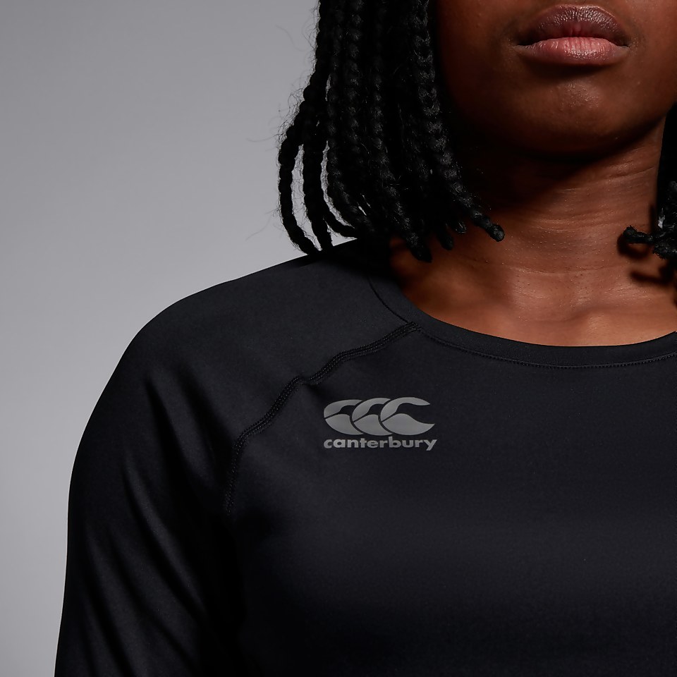 WOMENS SUPERLIGHT LONG SLEEVE TEE BLACK