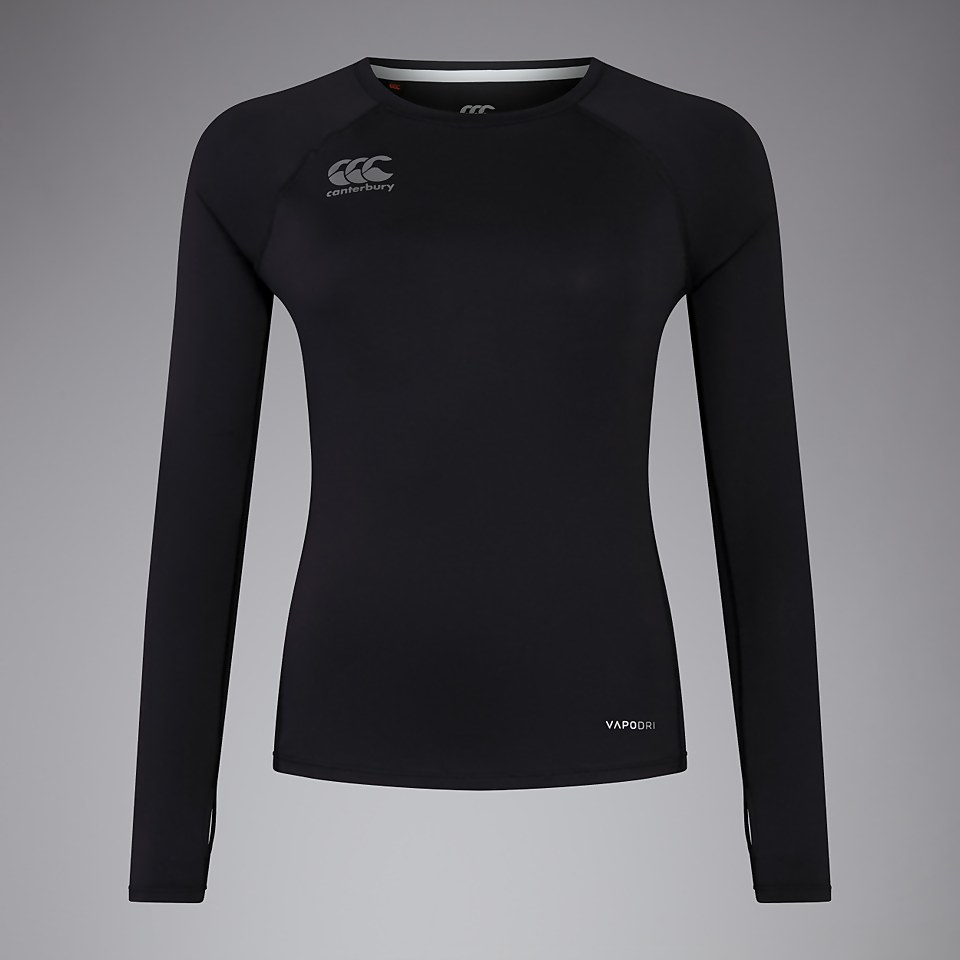 WOMENS SUPERLIGHT LONG SLEEVE TEE BLACK