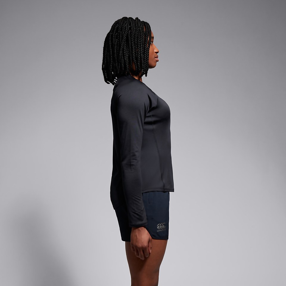 WOMENS SUPERLIGHT LONG SLEEVE TEE BLACK
