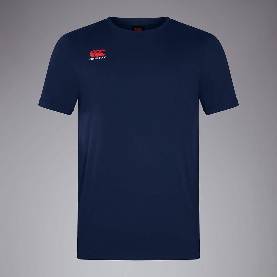 CANTERBURY SMALL LOGO COTTON TEE AM NAVY