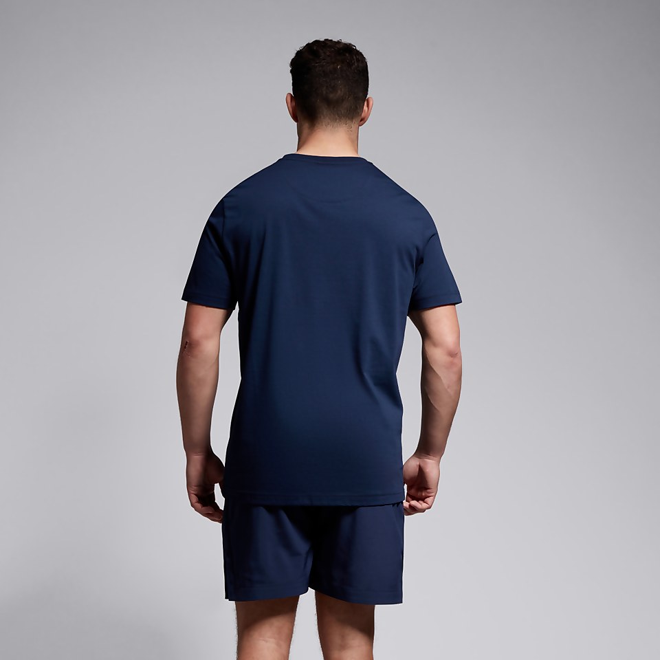 CANTERBURY SMALL LOGO COTTON TEE AM NAVY