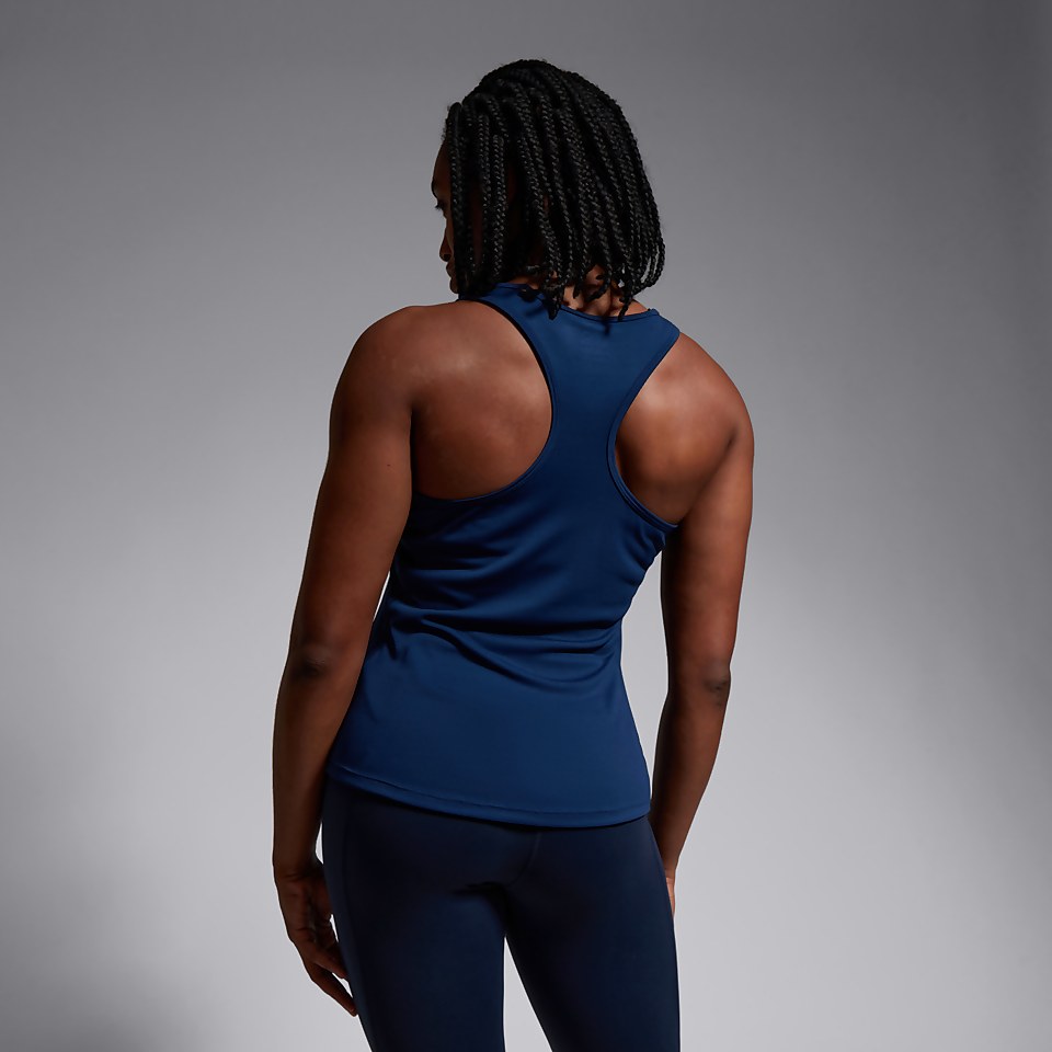 WOMENS RACERBACK VEST BLUE